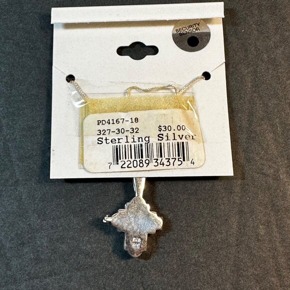 Sterling Silver Prayer Box 925 Cross Pendant Necklace With 18" Chain - Picture 5 of 5